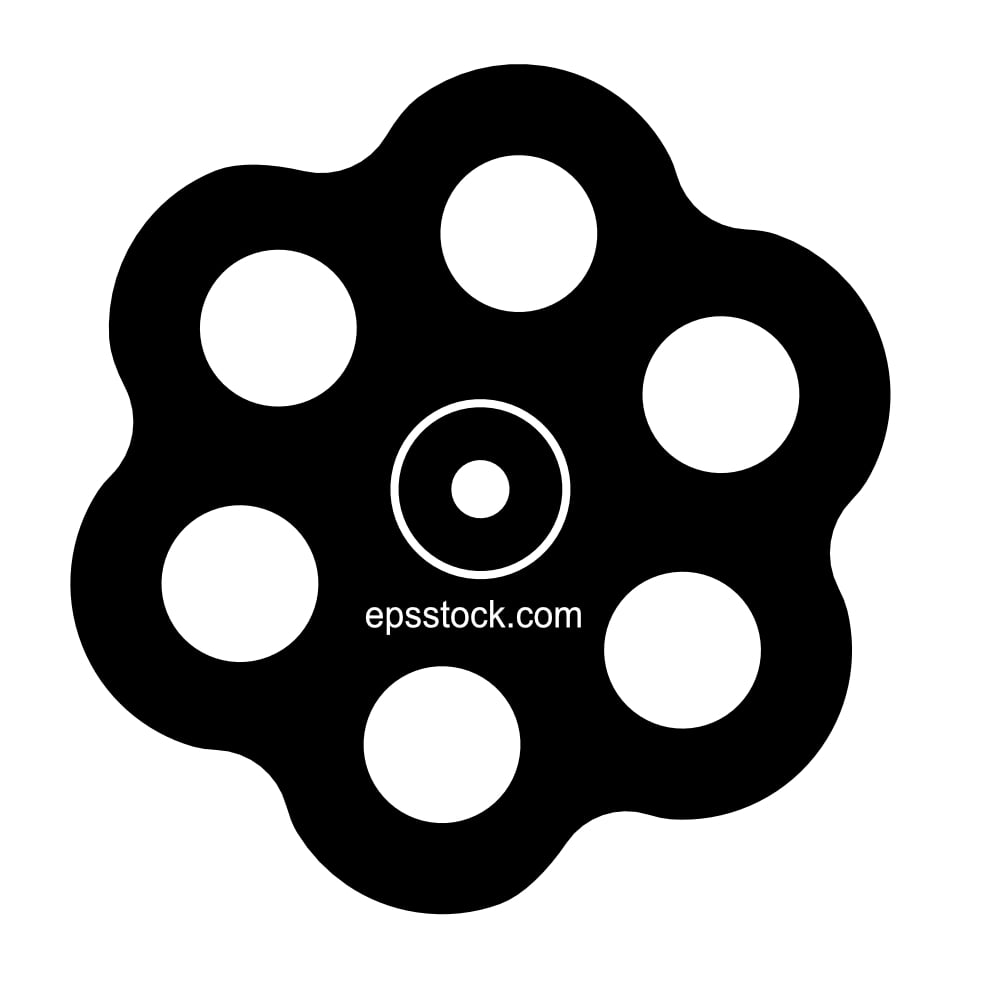 Cylinder of a revolver