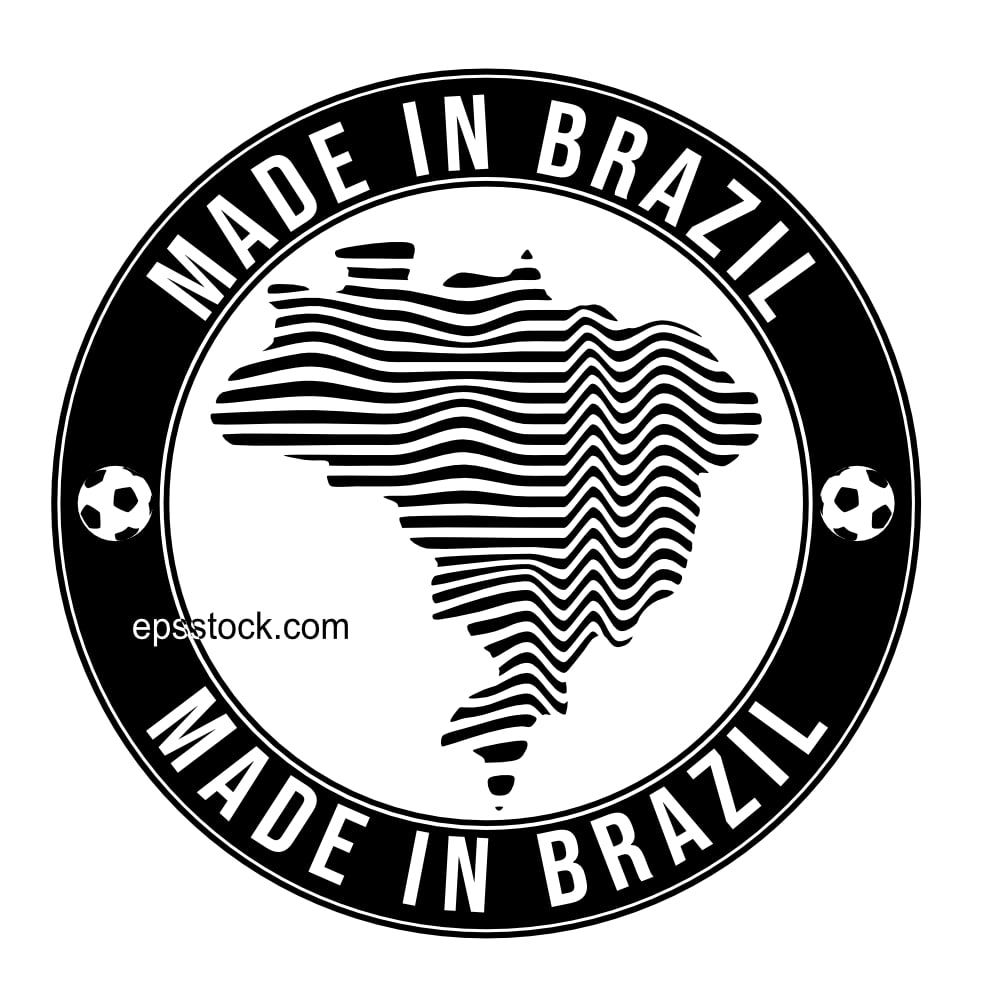 made in Brazil stamp
