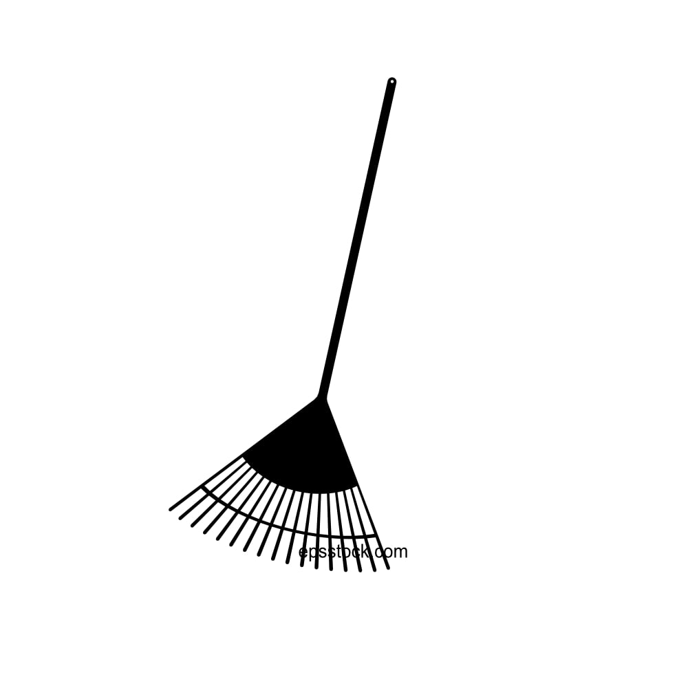 Wood & Poly Leaf Rake