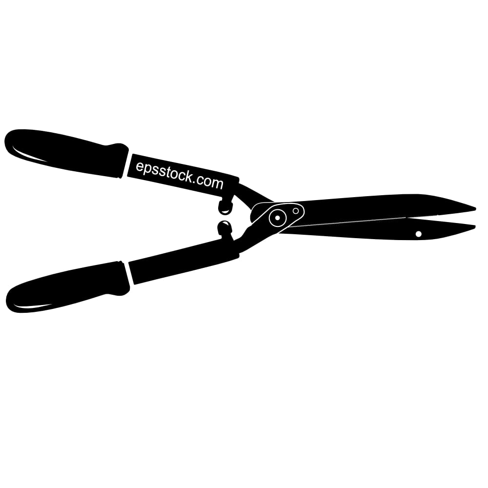 power-lever softgrip hedge clipper