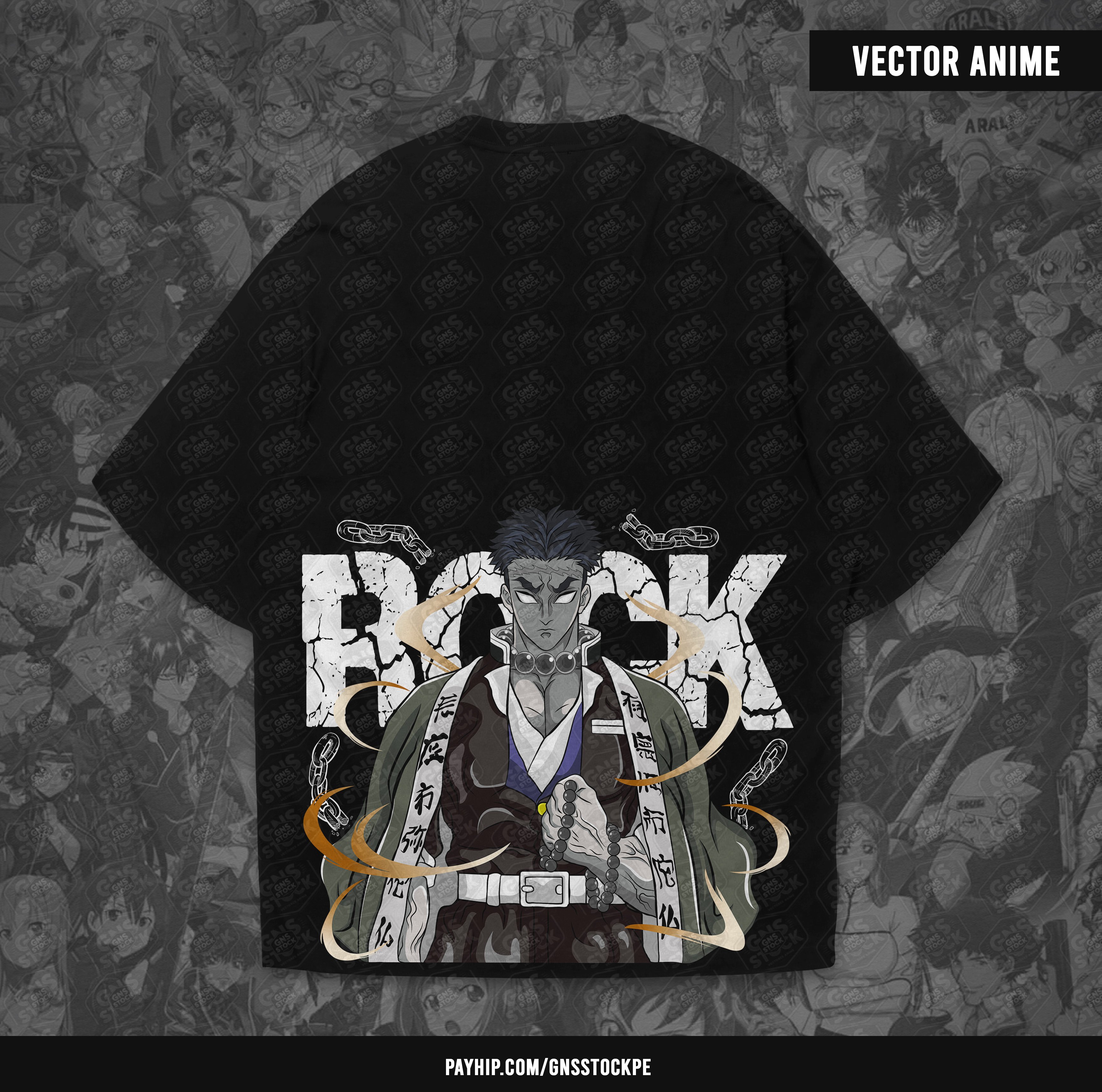 Anime Vector – Gyomei Himejima | Demon Slayer: Infinity Castle | Design ...
