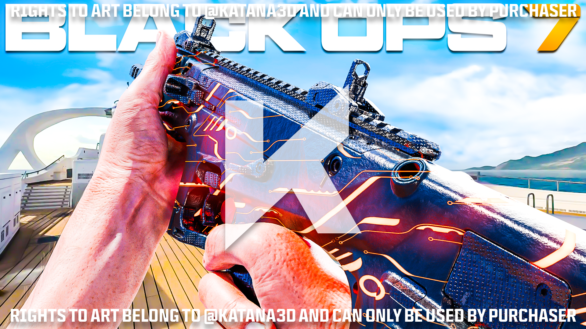 9mm Razorblade COD/BO7 Thumbnail - Cyborg Razor 9mm (Text NO Text) - Payhip