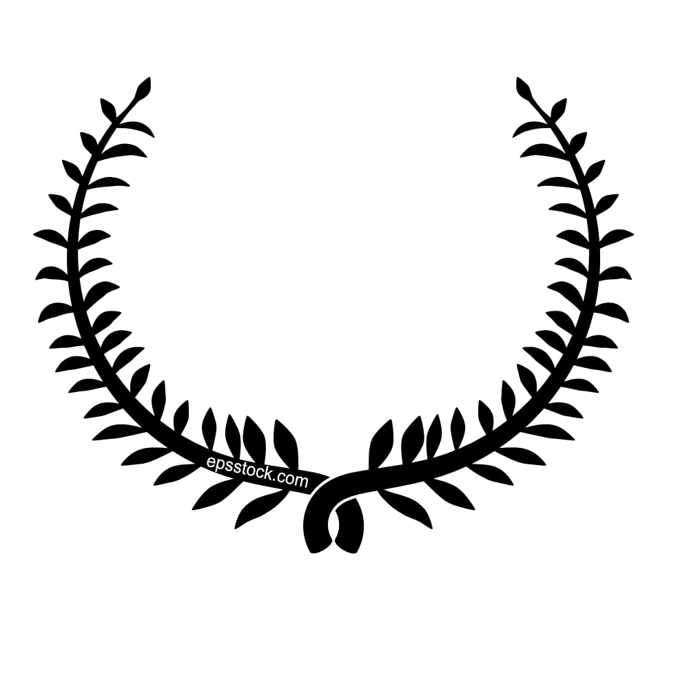 circular laurel foliate