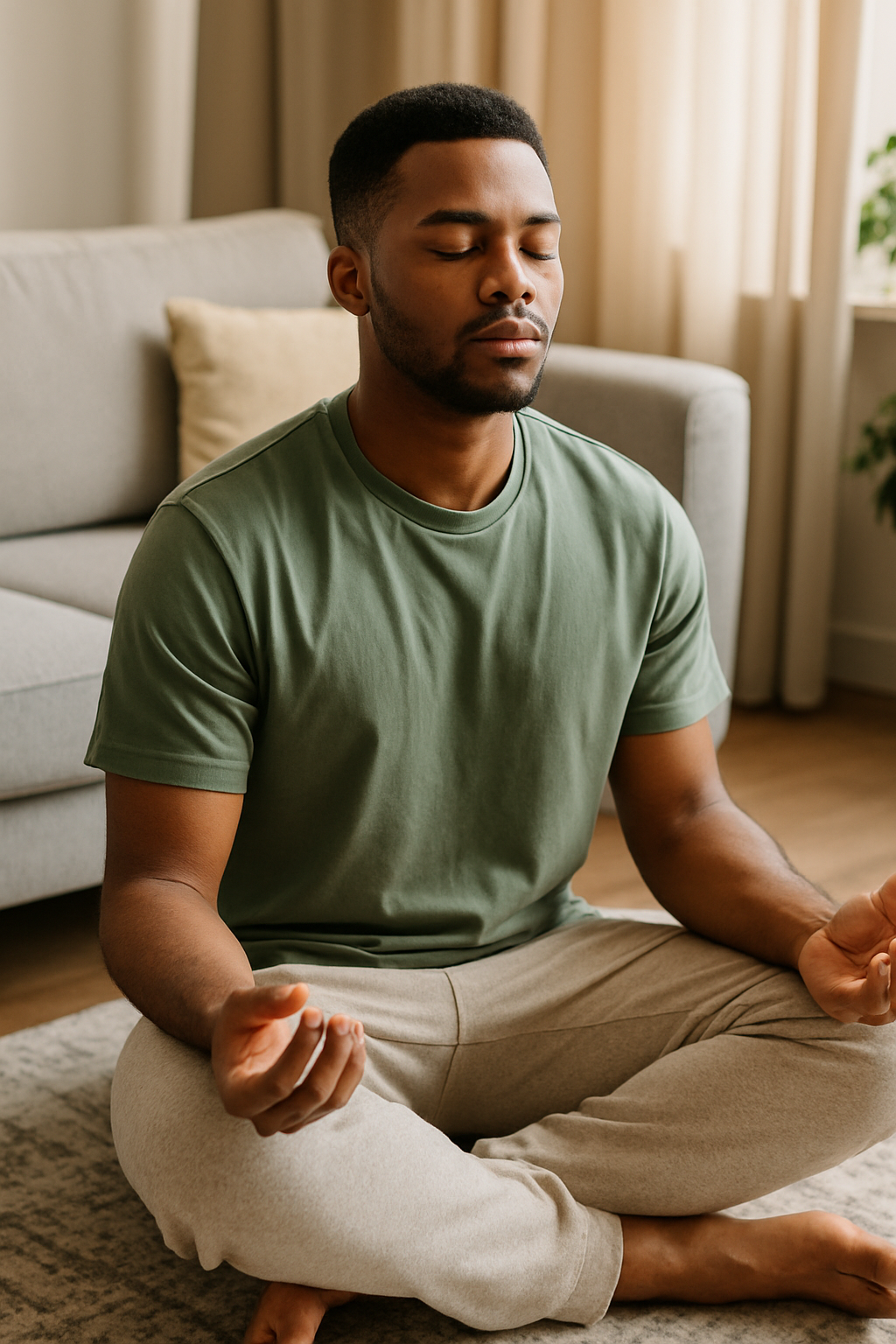 γιόγκα και διαλογισμός στο σπίτι περπάτημα με διαλογισμό οπτικοποίηση και τσάκρα