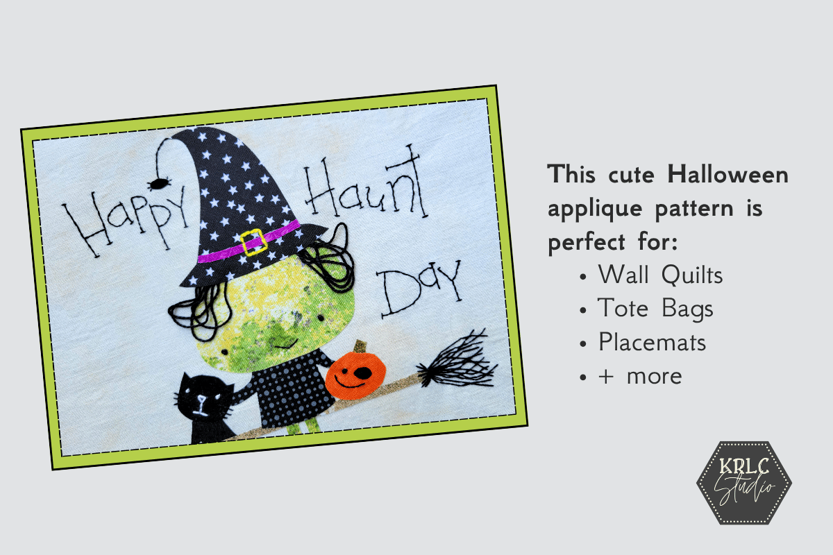 Happy Haunt Day - Applique Pattern - KRLC Studio