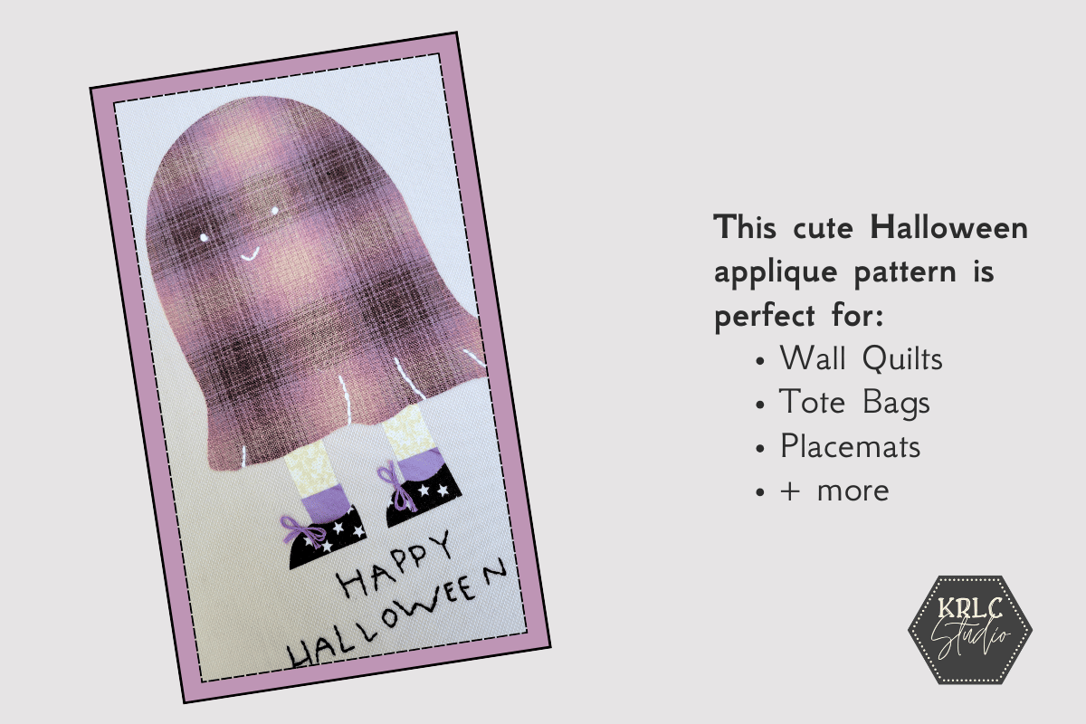 Happy Halloween - Applique Pattern - KRLC Studio