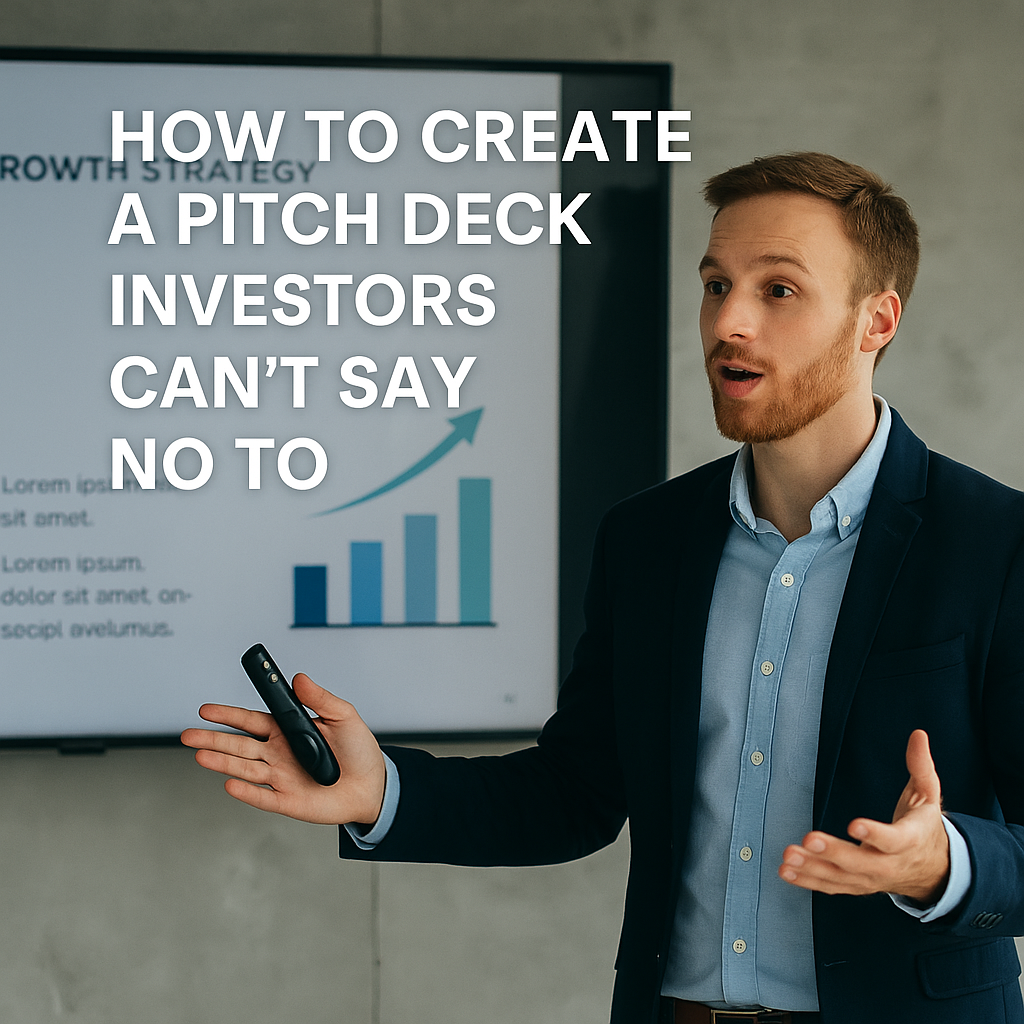 How to Create a Pitch Deck Investors Can’t Say No To