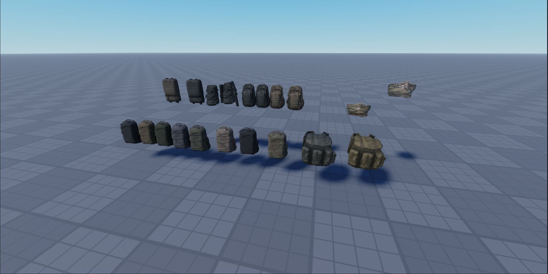 FREE Backpack Collection – Roblox Survival and Roleplay Accessories