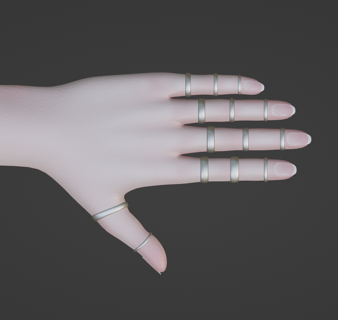 Simple E-Girl Rings & Toe Rings (SERVER FREE)