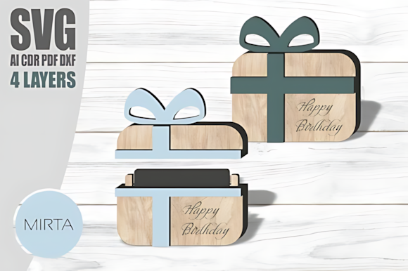 Gift Card Holder Svg, Laser Cut File