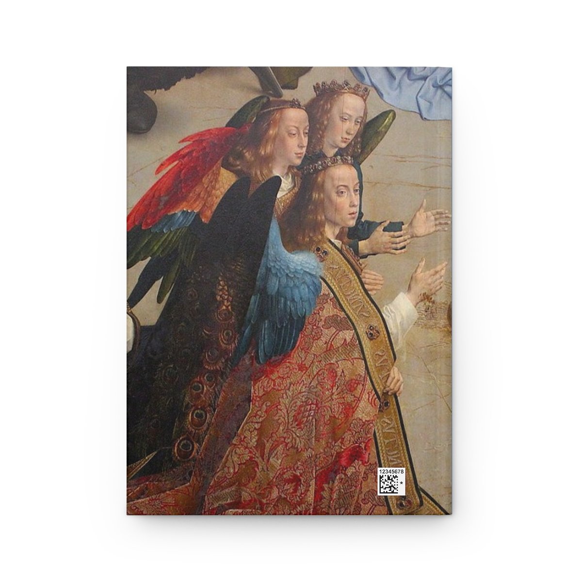 Van der Goes angel painting notebook catholic gift