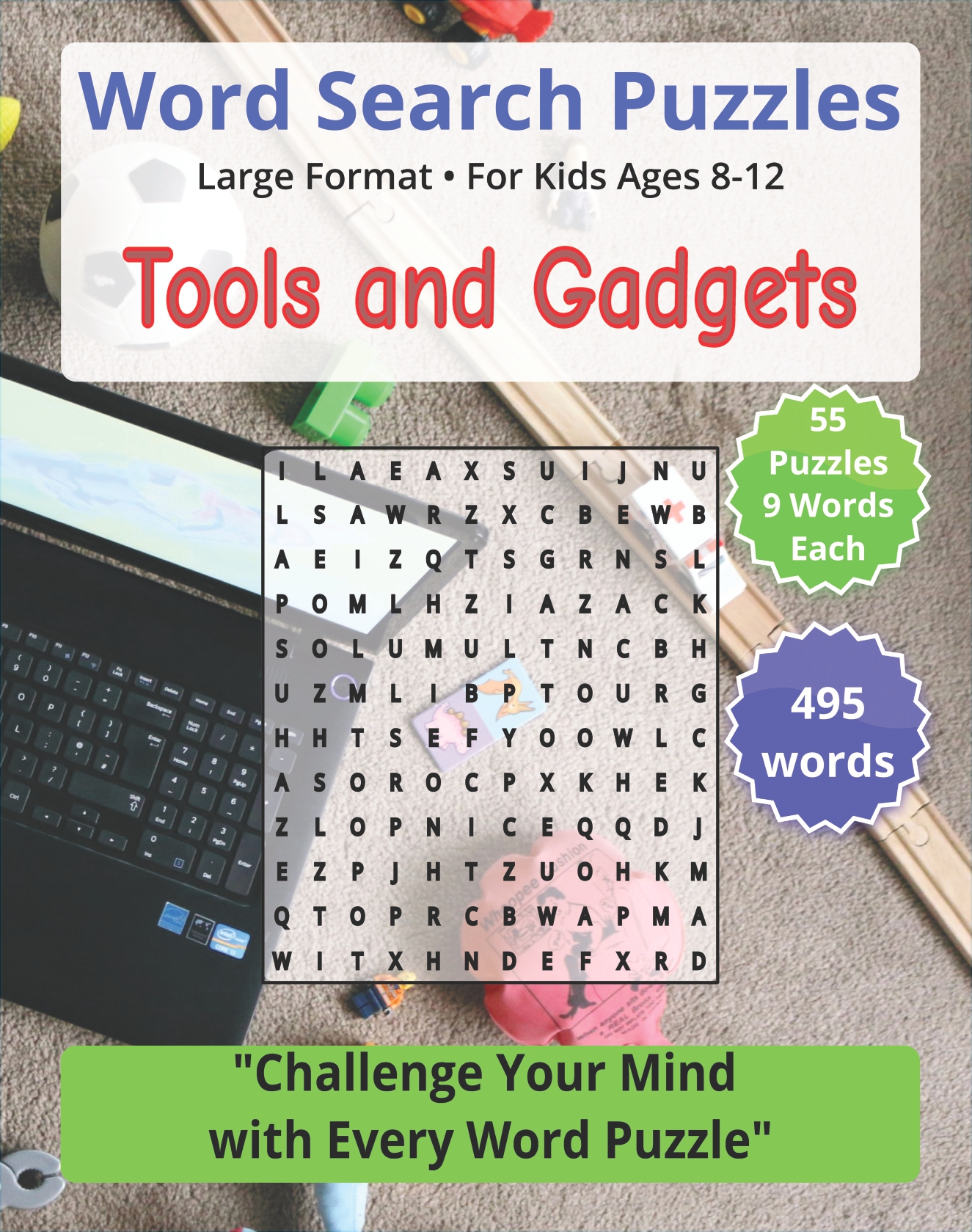 Tools and Gadgets: Word Search Puzzle for Kids Ages 8-12- Printable ...