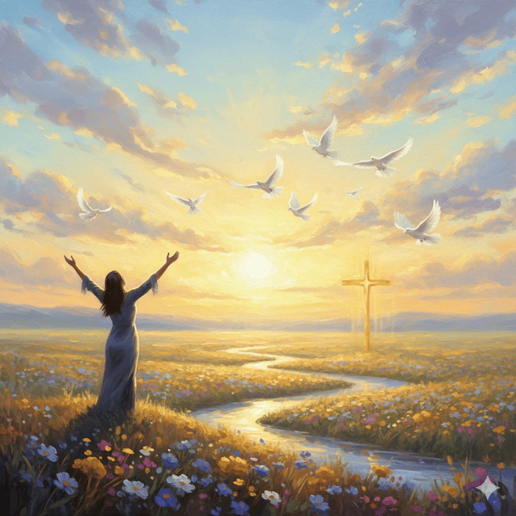 Serene scene symbolizing faith - Payhip