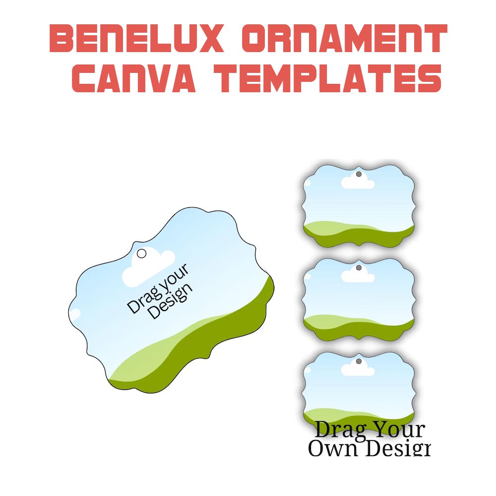 benelux ornament template christmas ornament frame canva christmas template sublimation ornament design holiday gift tag template christmas frame design editable canva ornament photo ornament frame digital ornament download holiday print design