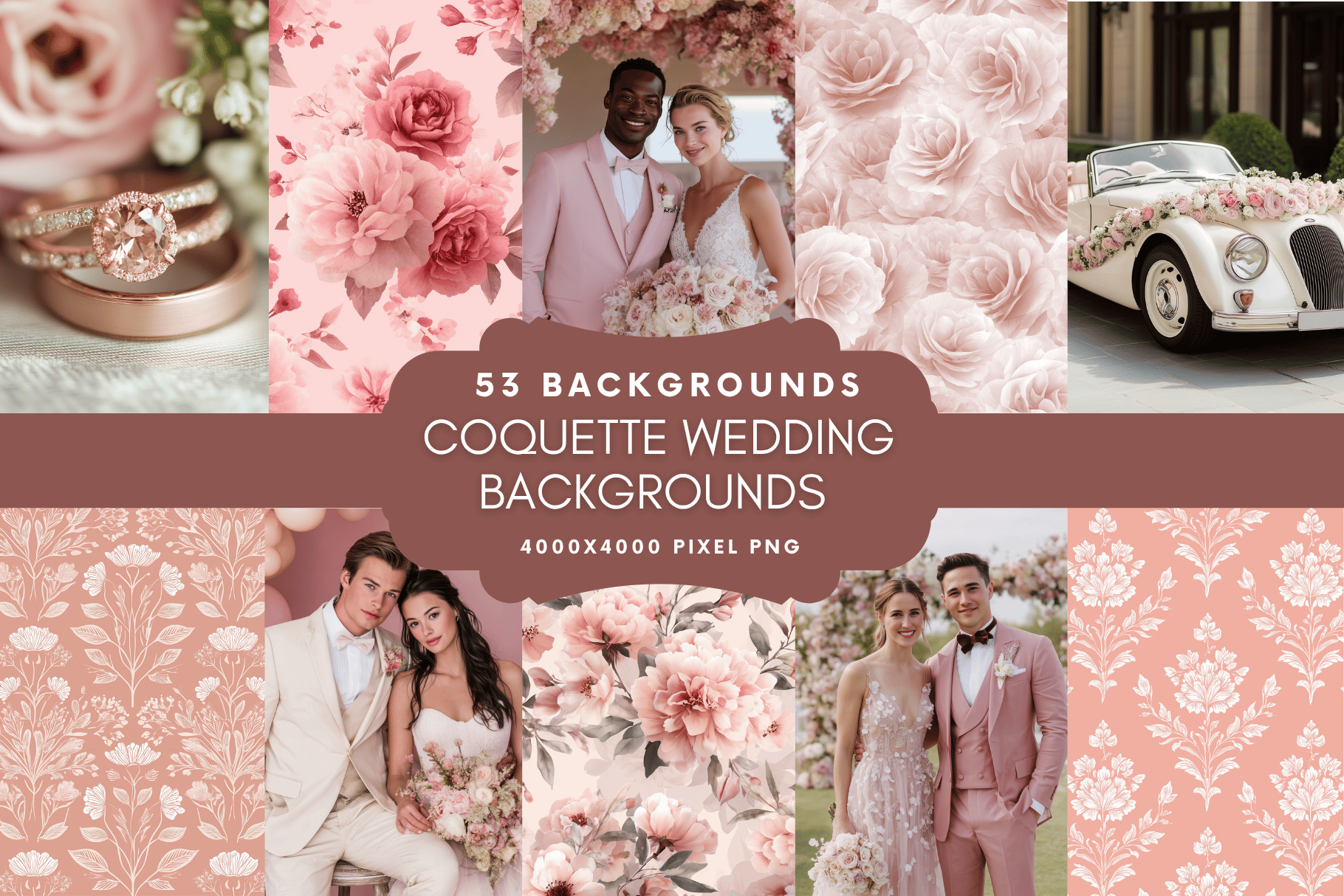 Coquette Wedding Backgrounds