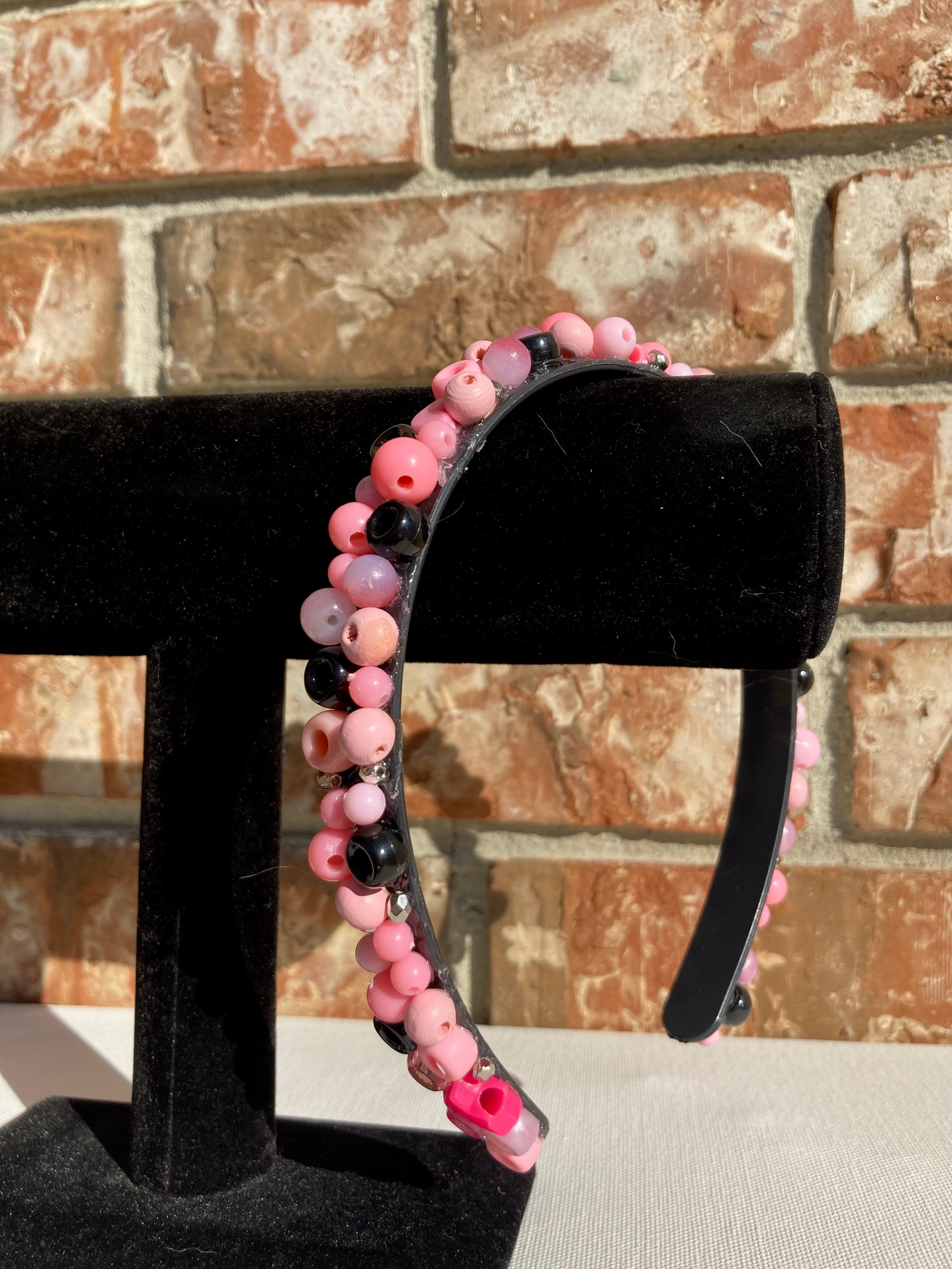 Pink and Black Headband - Payhip