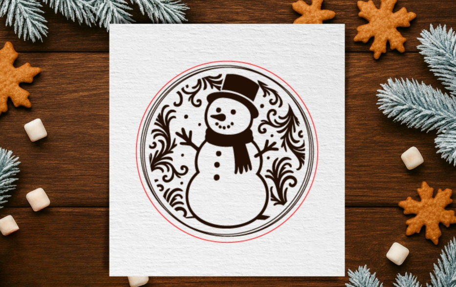 Winter Coffee Coaster Laser Cut | Drink Coaster | SVG - Payhip