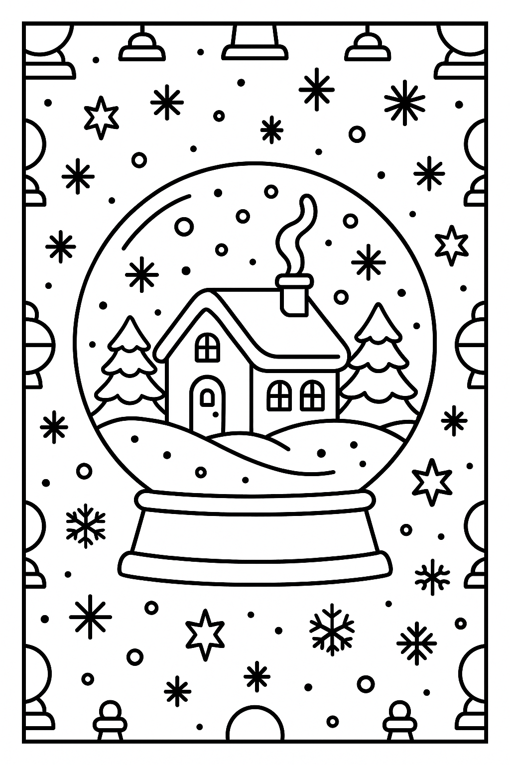 Cozy Winter Magic – Animal & Holiday Coloring Sheet Bundle