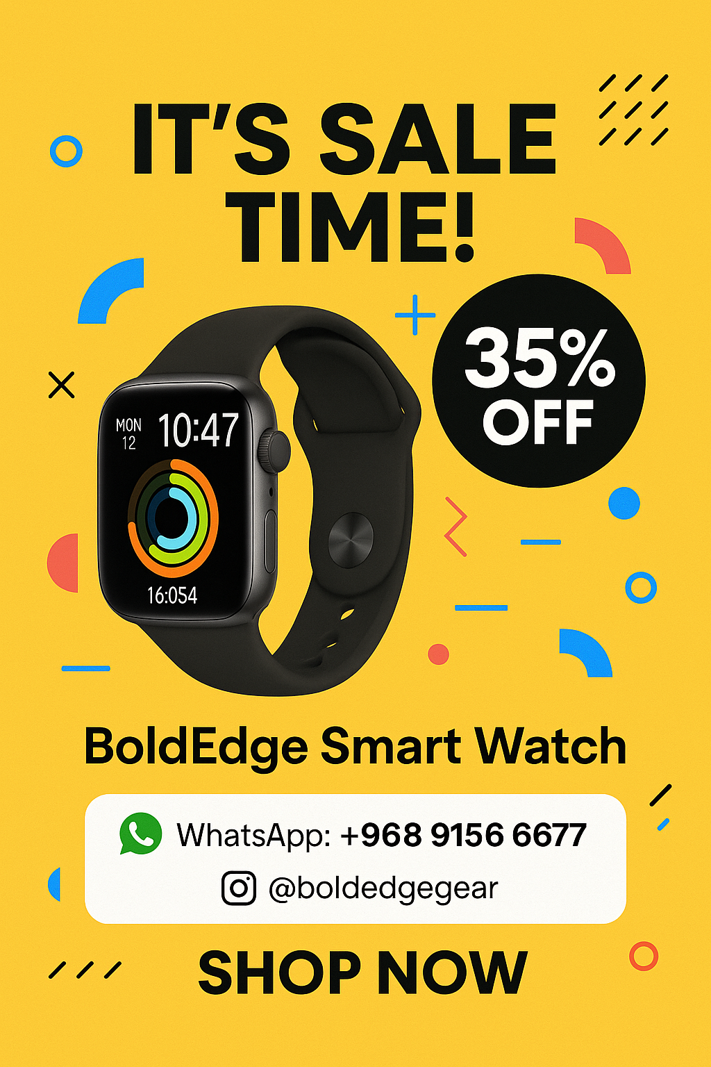 Vibrant Discount Ad Poster Makers - ChatGPT Image Prompt