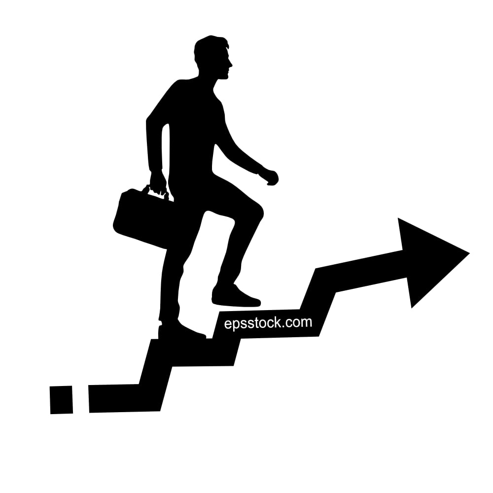 Business growth symbol