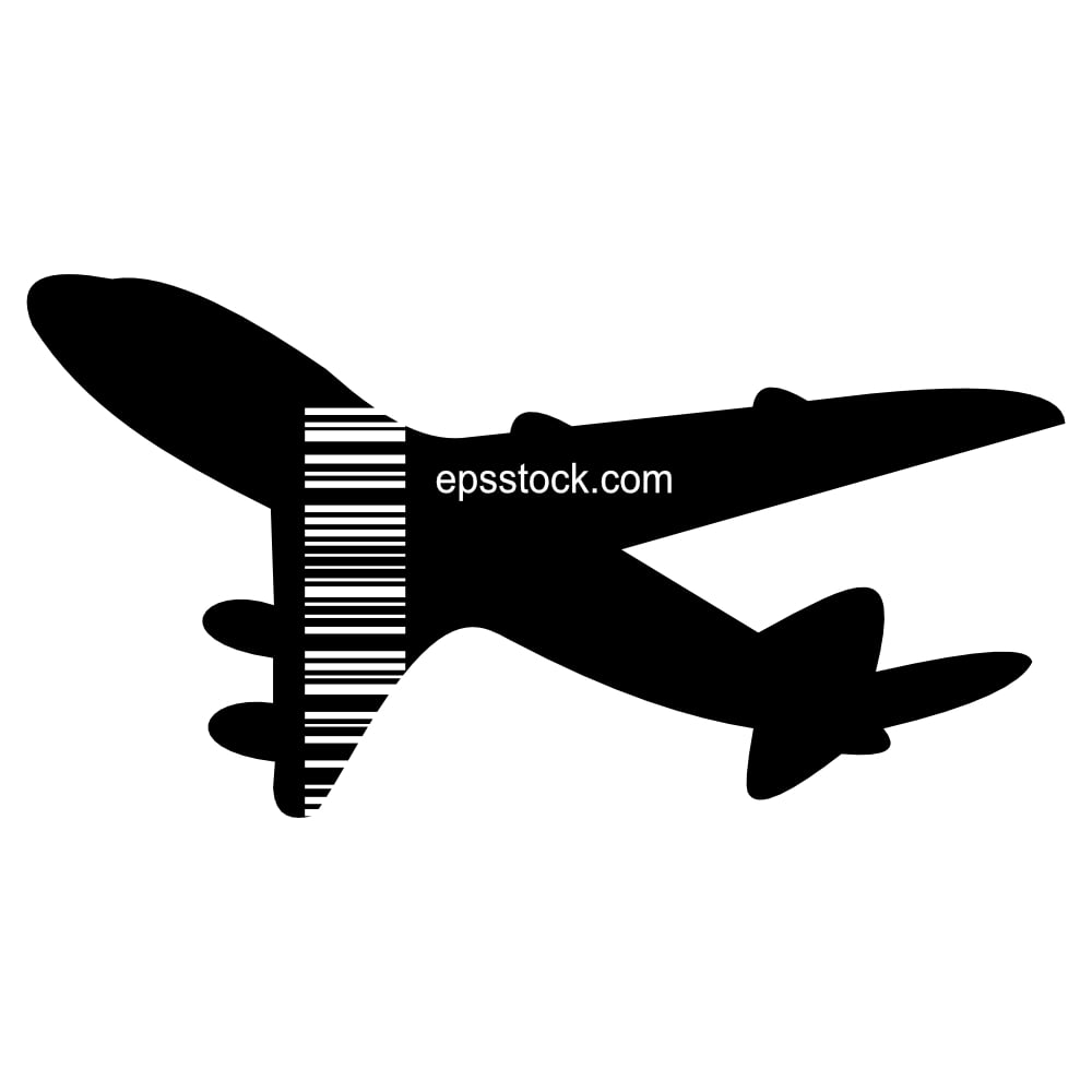 Airplane ticket symbol