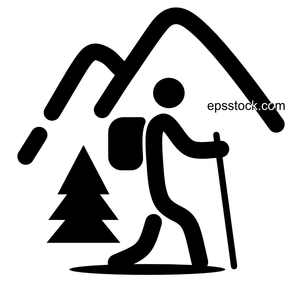 Traveler figure with the Walking Stick