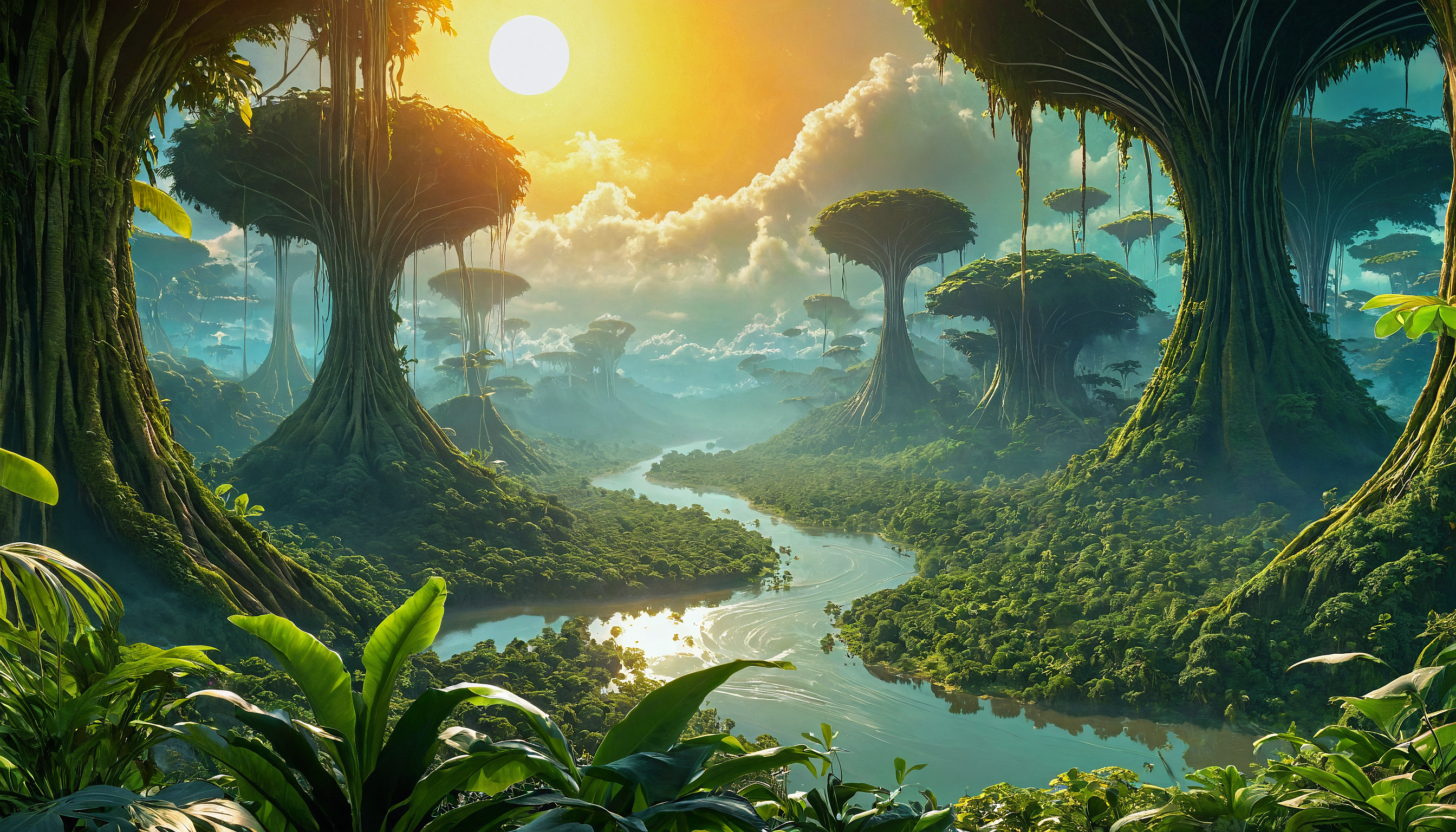 The Tropical Jungles Of An Alien World Designated Kalax