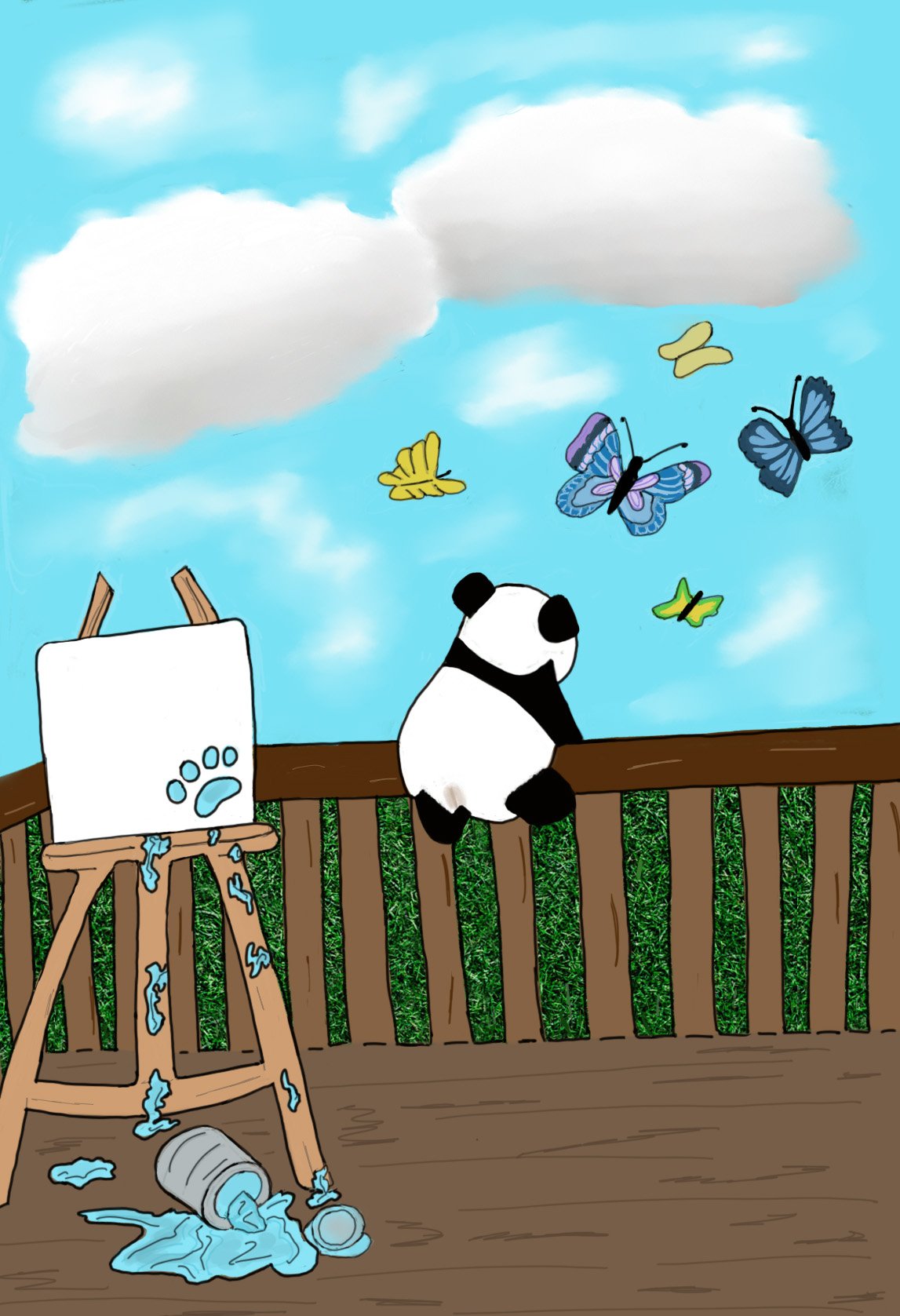 Illustrations to Coloring Book