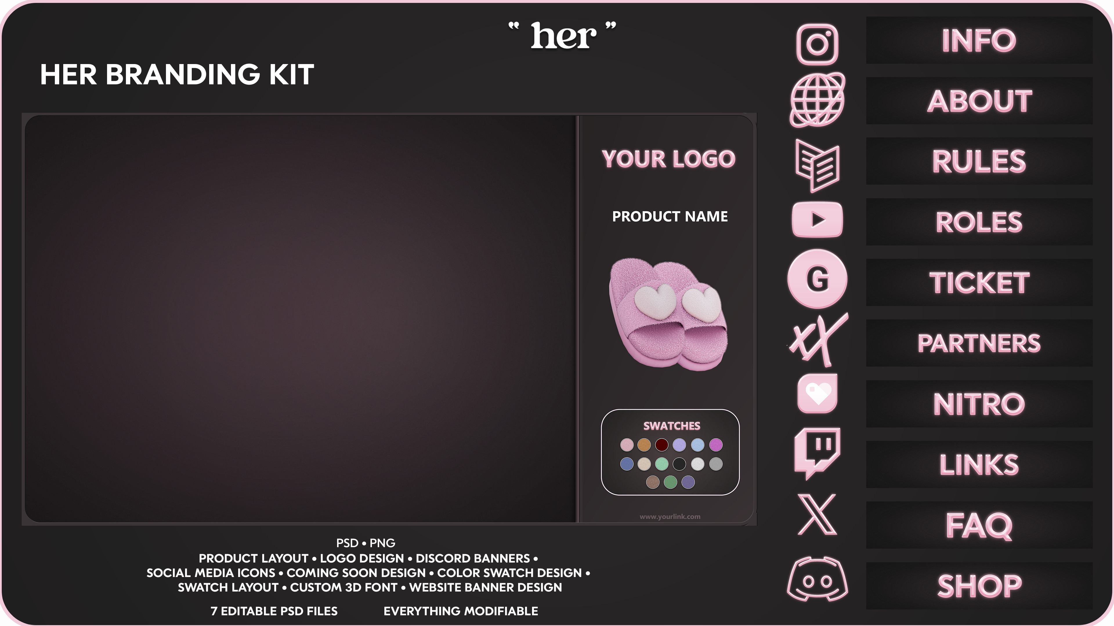 " HER Branding Kit " - Payhip