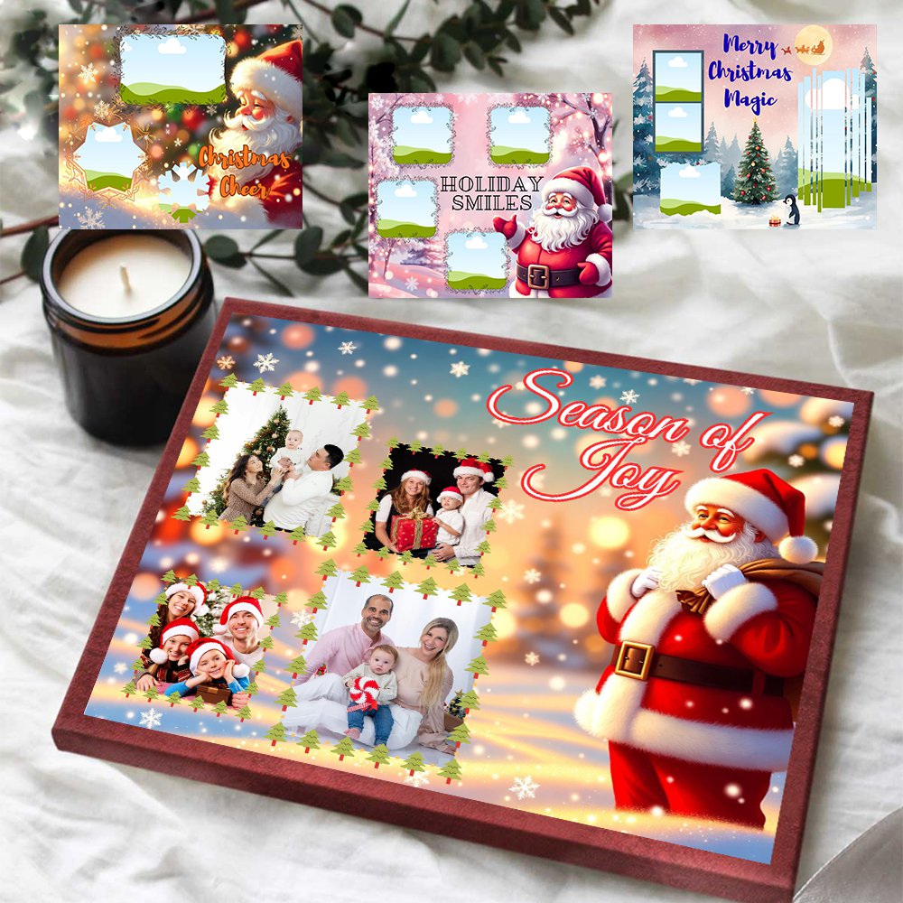 christmas collage template christmas photo collage holiday photo template canva christmas template photo collage pack christmas card canva photo grid template holiday collage layout family christmas card christmas printable template digital christmas card