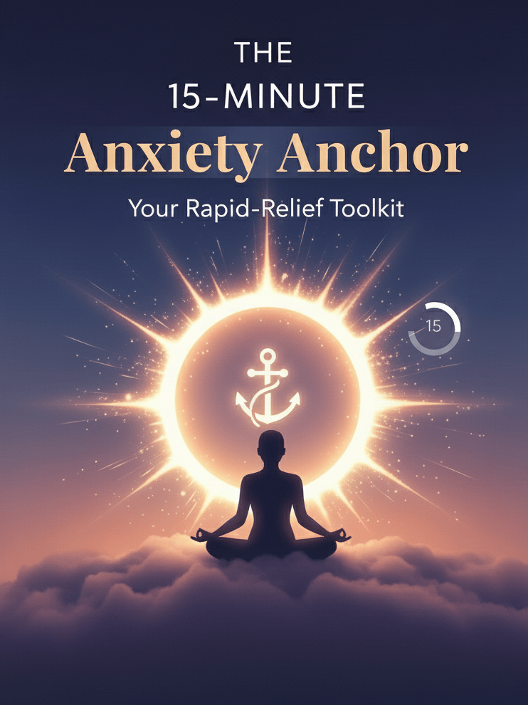 15 minute anxiety anchor Front Cover