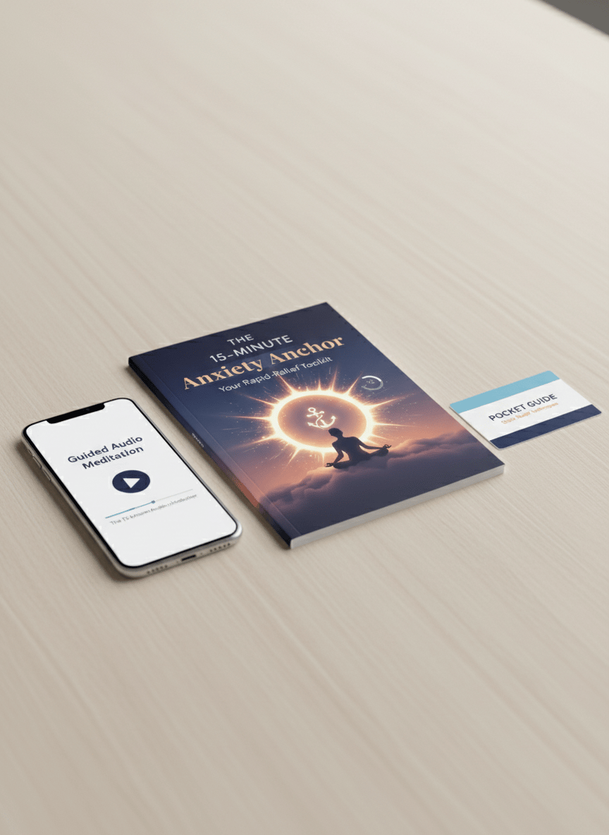 mock up of guide, audio and pocket guide