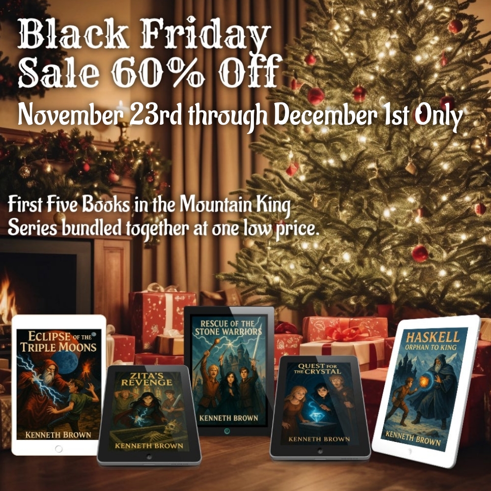 Black Friday 60% off Sale for 2025. Get Five Books for one Low price in an easy to read bundle. Read on your favorite electronic device.
