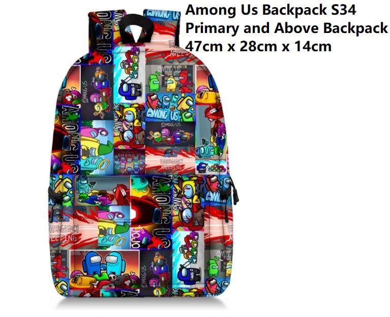 Impostor Theme-Inspired Backpack | Primary School | 47cm