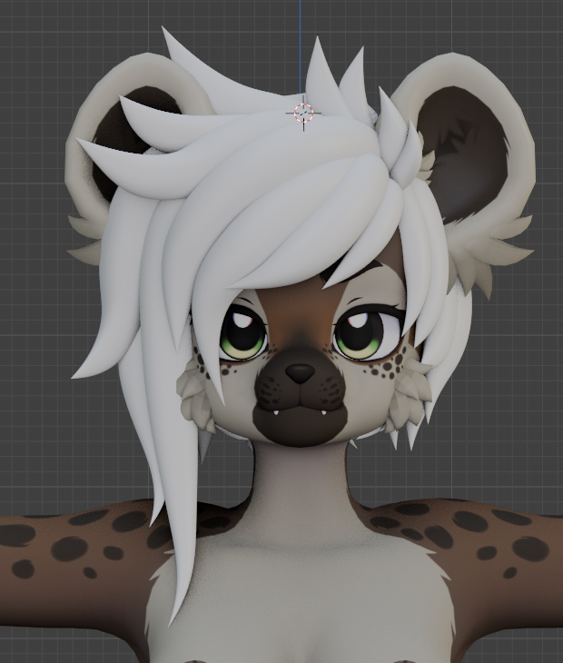 Universal Fluffy Hair + Ponytail