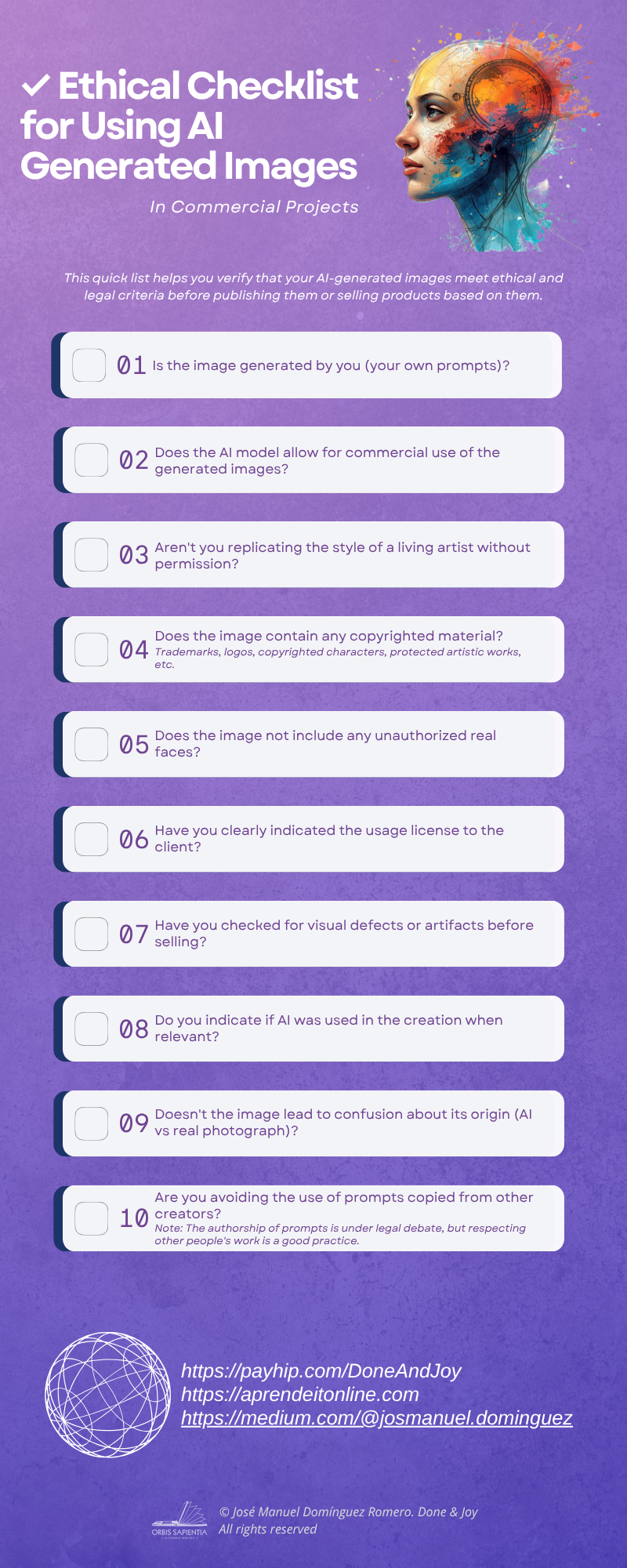 Infographic on the ethical use of AI for generating digital resources to earn money honestly