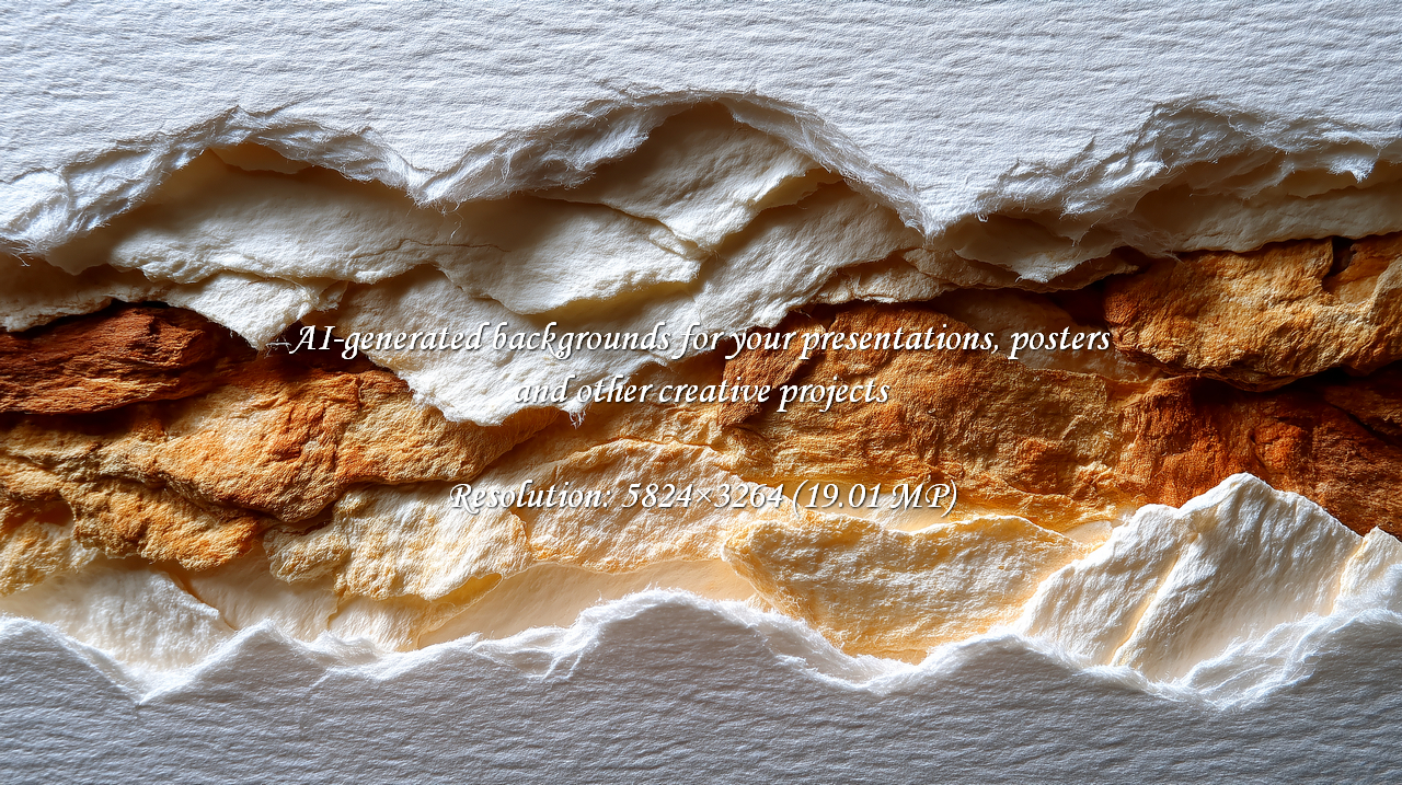 Stunning paper layers create a textured background with warm earthy ...