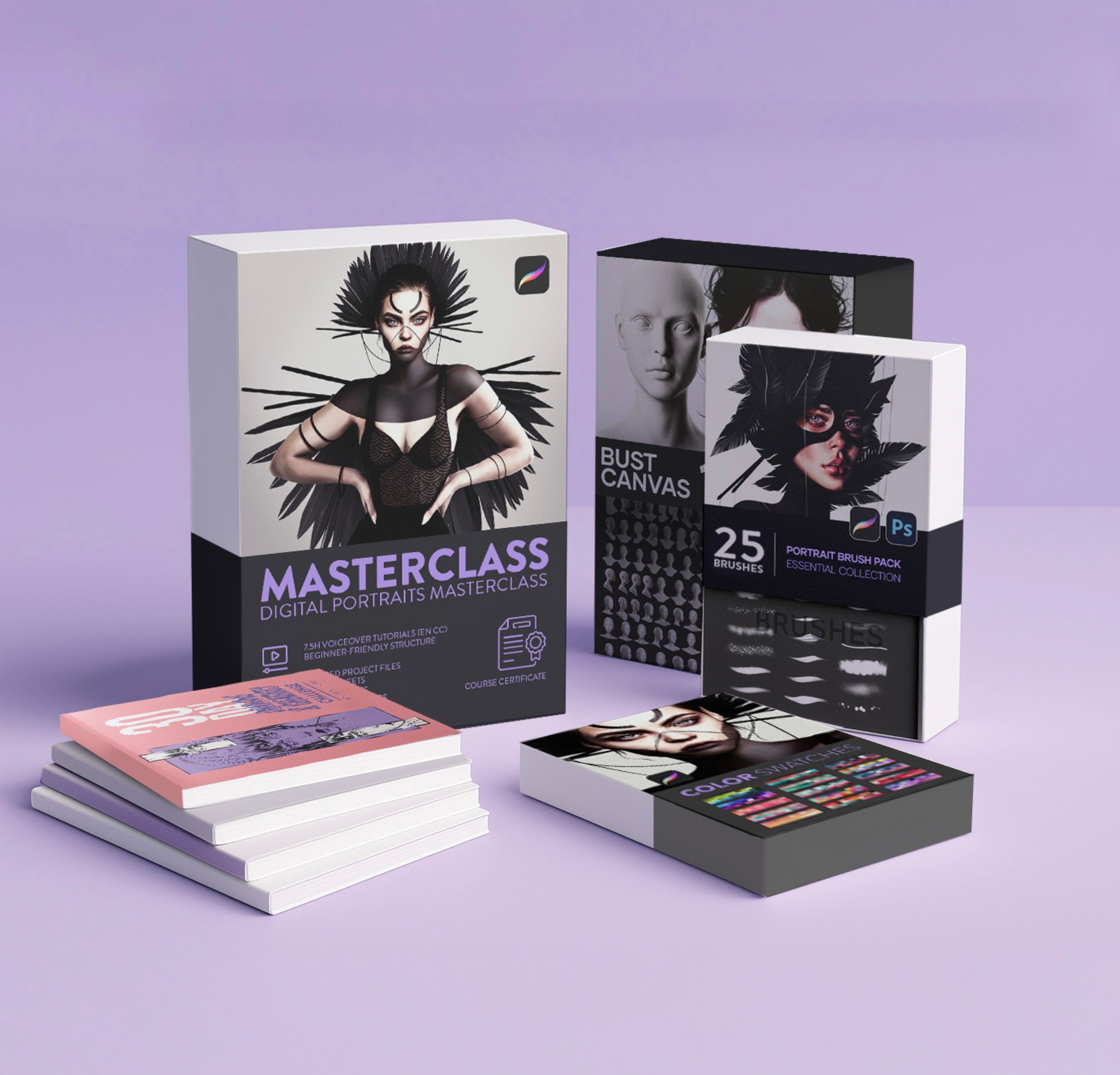 Portrait Mastercard Digital Portraits Masterclass – Step by Step to Realism - Payhip