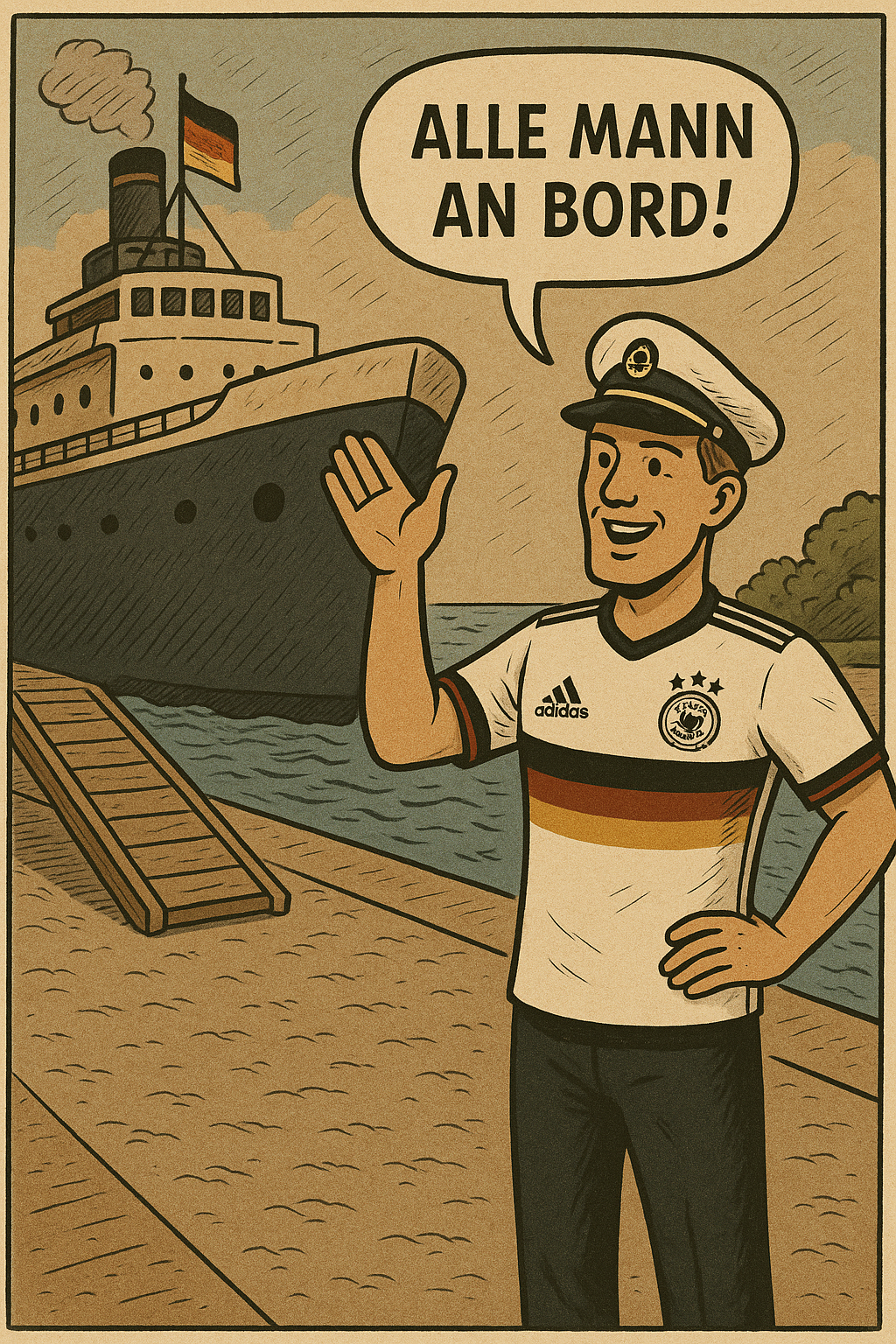 Alle Mann an Bord a aprender aleman!