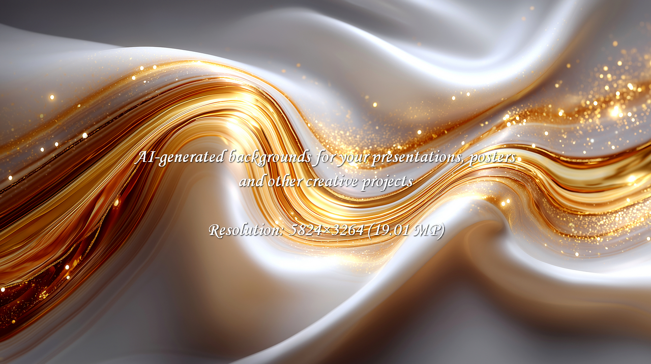 Elegant golden waves with sparkling light for luxurious designs, adding ...