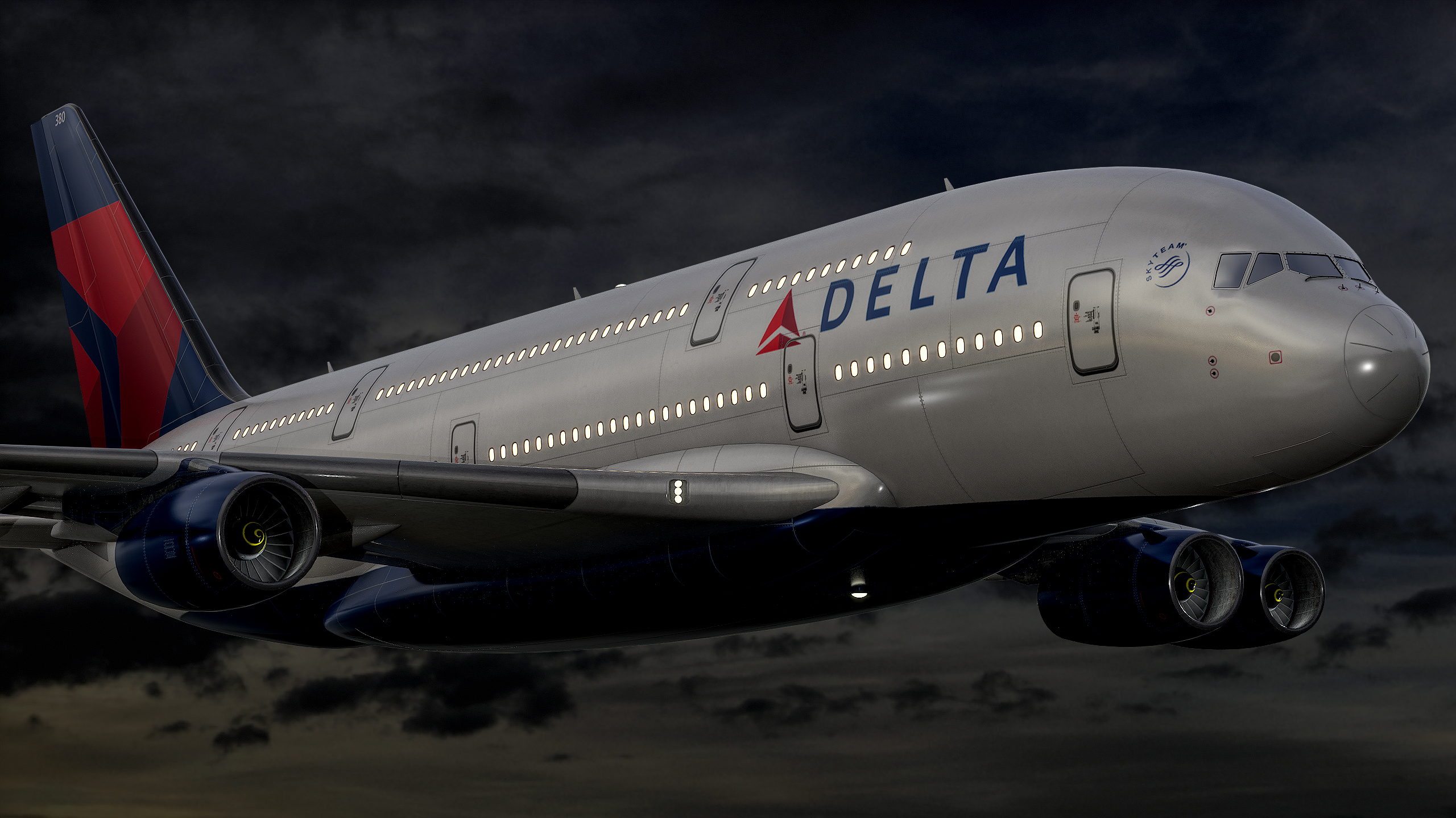 3dgtx - Airbus A380-800 Airliner - Delta Air Lines