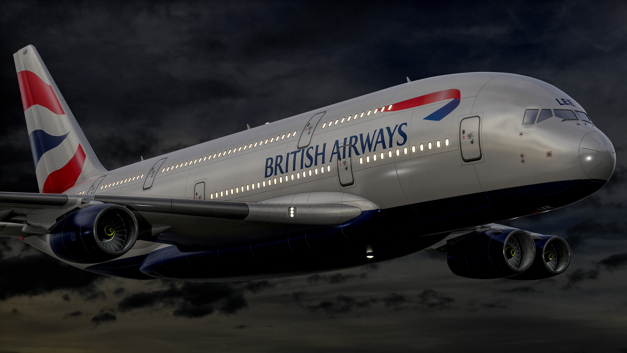 3dgtx - Airbus A380-800 Airliner - British Airways