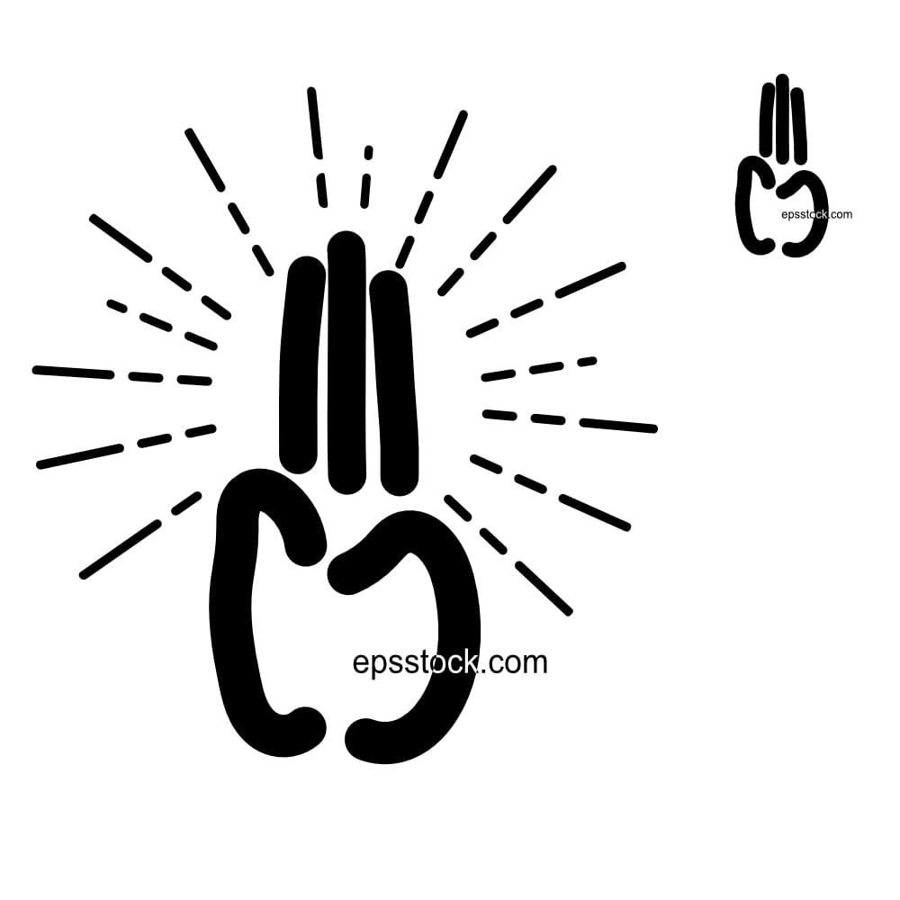 Scout Hand Gesture Symbo