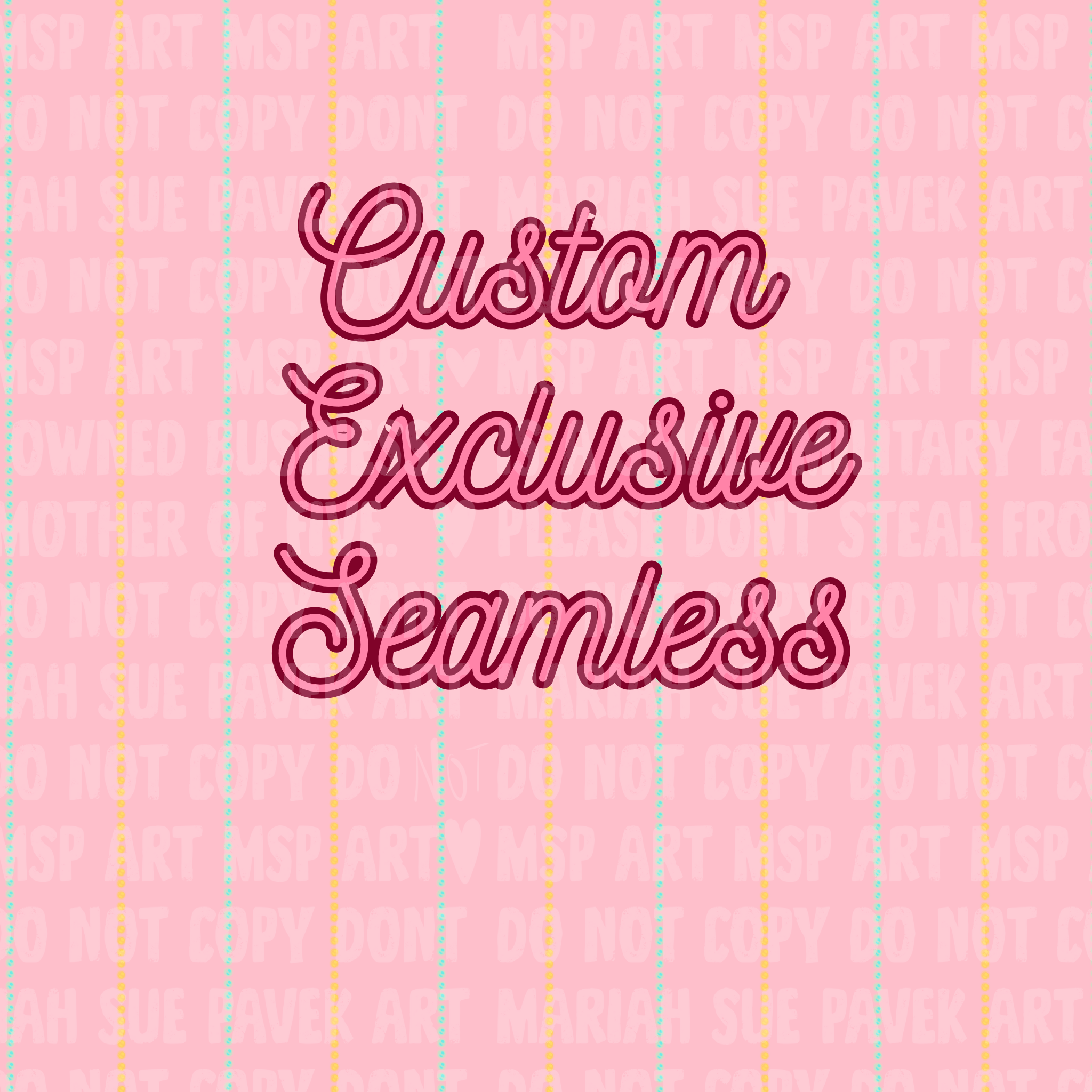 Custom Exclusive Seamless Pattern - Payhip