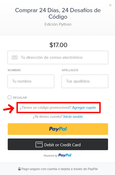 Como usar el descuento