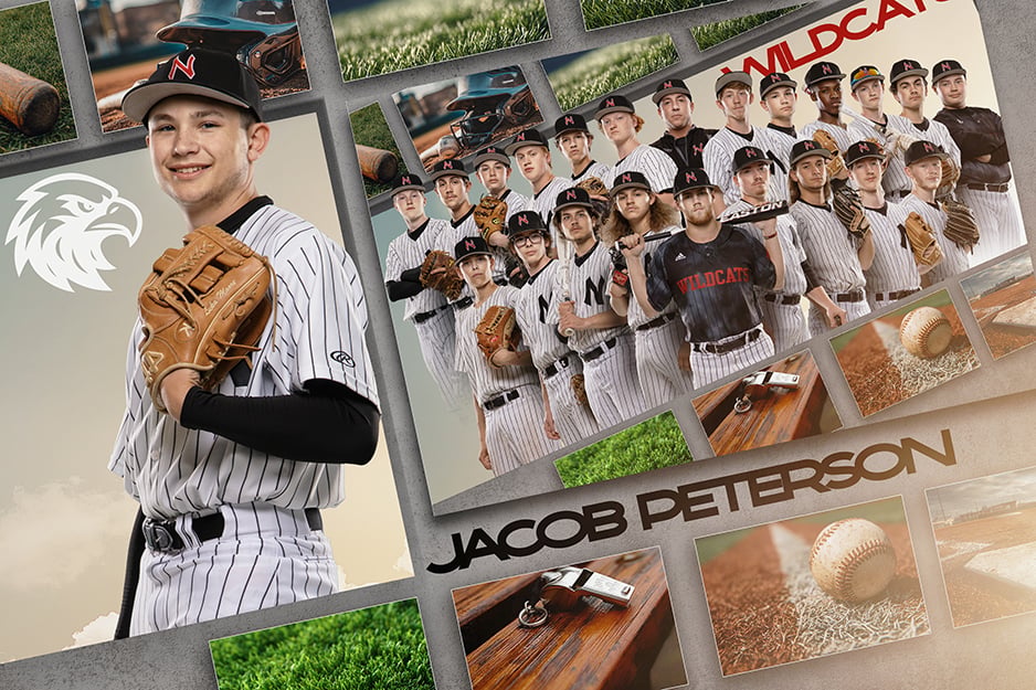 Zealot, Photoshop Template, Digital Background, Modern Design, Easy to Use, Volume Photography, Sports Photos, Media Day, T&I, School Pics, Epic, Seniors, Teams, Banners, Posters