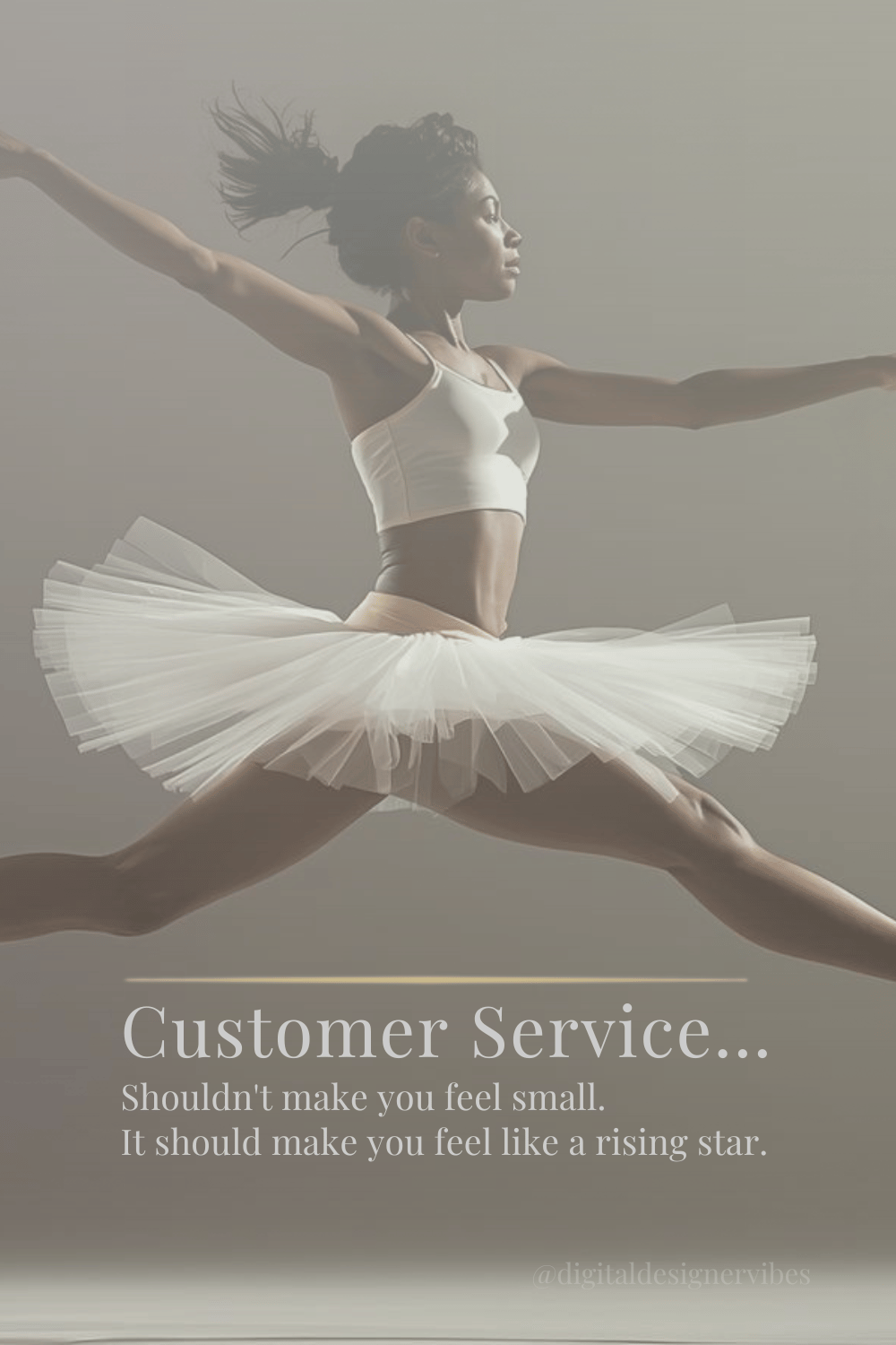 customer service wall art, motivational wall art, ballerina digital art, office decor printable, corporate training art, inspirational digital download, customer service quote, leadership wall decor, modern printable art, positive workplace art, self-impr