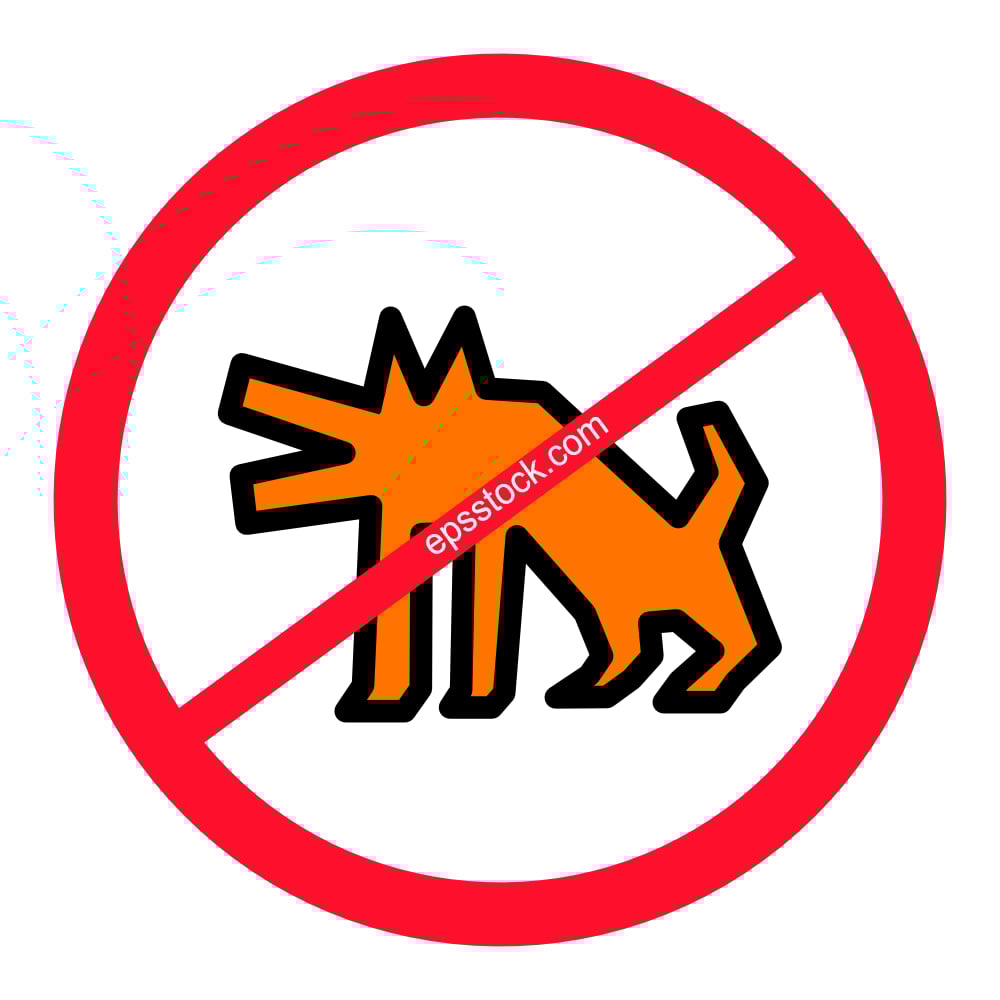 No Dogs Allowed Sign