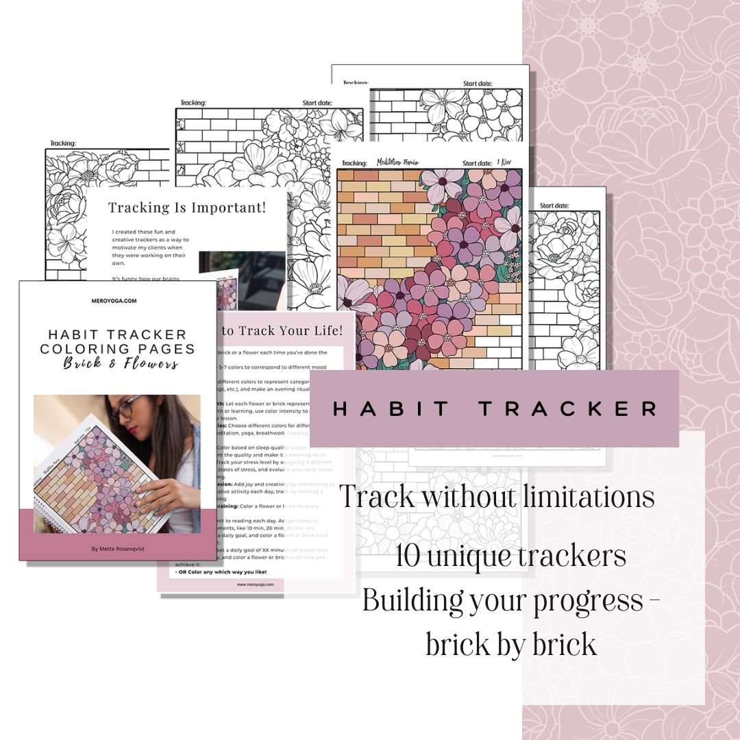 pages flower and brick habit tracker