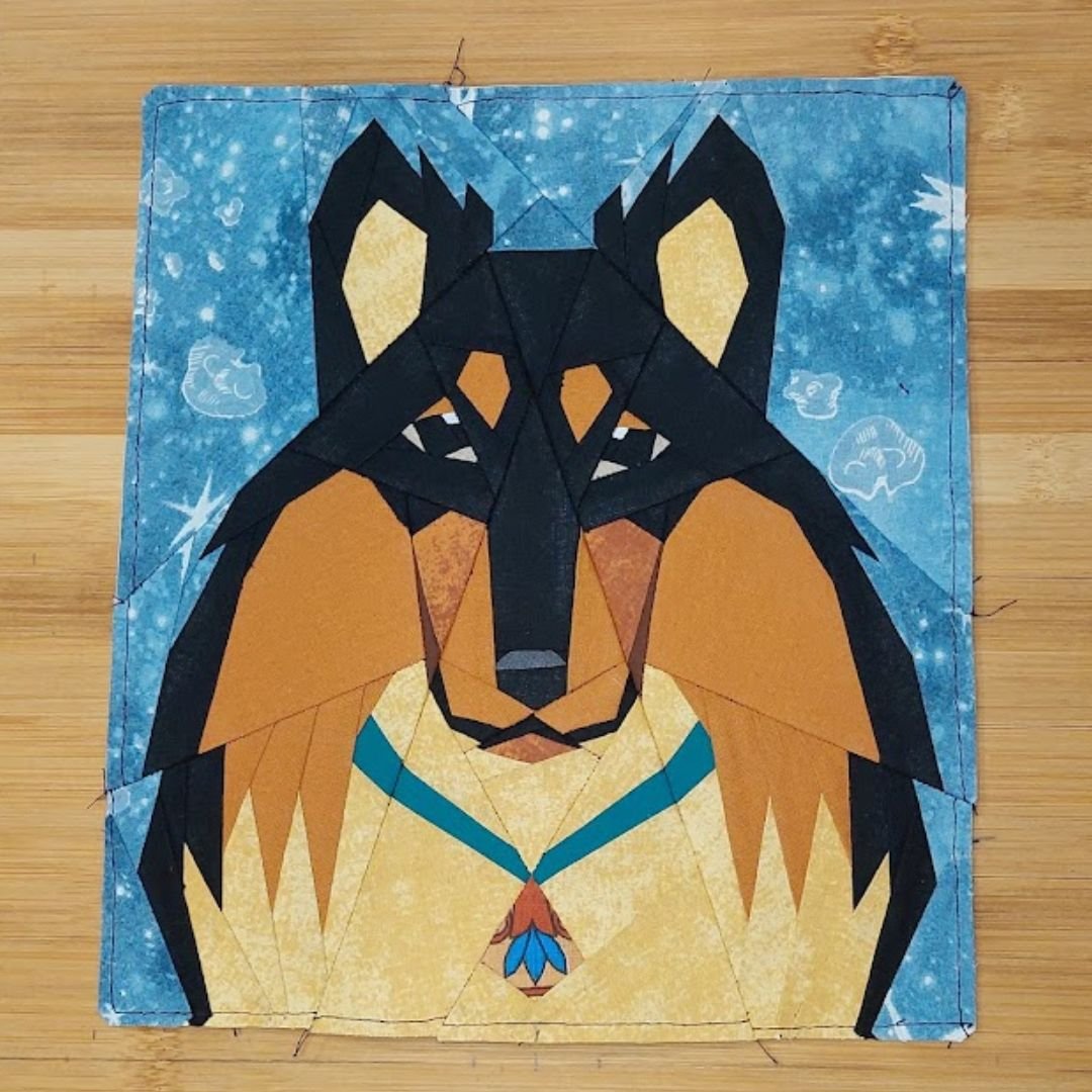 Sew a Cute Sheltie Block